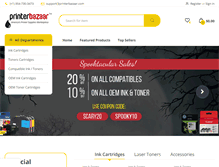 Tablet Screenshot of printerbazaar.com